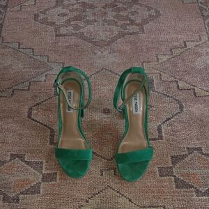 Steve Madden Emerald Green Heeled Sandals